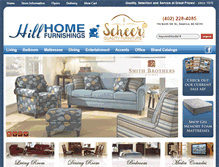 Tablet Screenshot of hillhomefurnishings.com